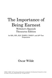 Cover of: The importance of being earnest by Oscar Wilde