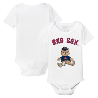 Boston Red Sox Tiny Turnip Infant Teddy Boy Bodysuit - White