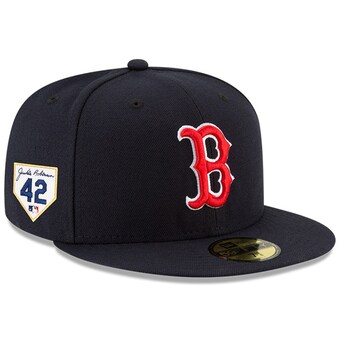 Boston Red Sox New Era 2024 Jackie Robinson Day 59FIFTY Fitted Hat - Navy