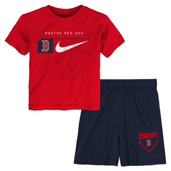 Boston Red Sox Nike Preschool Two-Piece T-Shirt & Shorts Set - Red/Navy