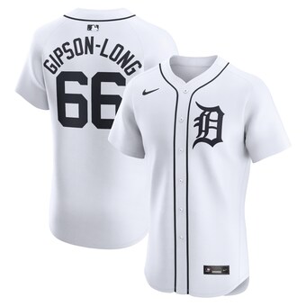 Sawyer Gipson-Long Detroit Tigers Nike Home Elite Player Jersey - White