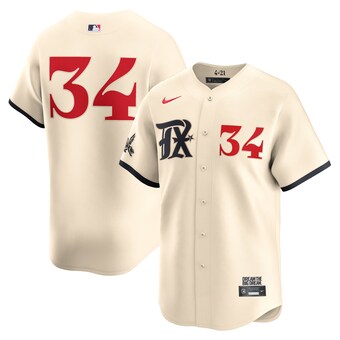 Nolan Ryan Texas Rangers Nike City Connect Limited Player Jersey - Natural