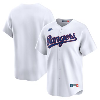 Texas Rangers Nike Cooperstown Collection Limited Jersey - White