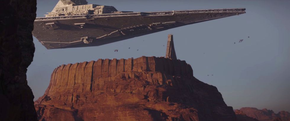 Star Wars Rogue One Jedha Star Destroyer