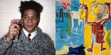 jean michel basquiat, 巴斯奇亞, 拍賣, 天價, 巴斯奇亞 無題, 黑人畢卡索, 前澤友作, 周杰倫, 富藝斯, 台灣, 藝術家, 藝術拍賣