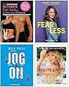 Fearless Trinny Woodall [Hardcover], Pretty Happy, Jog On How Running Saved My Life, The Ultimate Flat Belly & Body Plan Cookbook 4 Books Collection Set