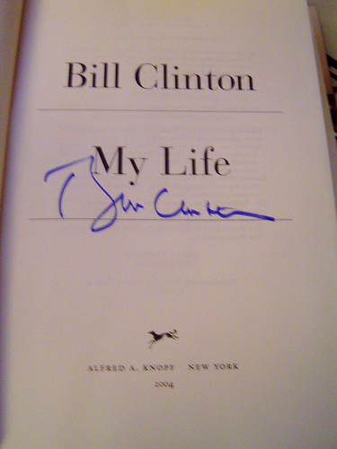 Bill Clinton Book-Signing