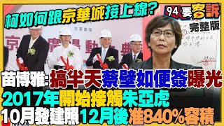 【94要客訴之精彩完整版重現】洪健益喊話出來面對：蔡壁如簽名便簽幫喬京華城？不救阿北了：傅崐萁黃國昌續談立院合作！簽拖不爽賴清德？中國停止台灣農產免關稅！台商製造BBcall 大批殺傷真主黨？