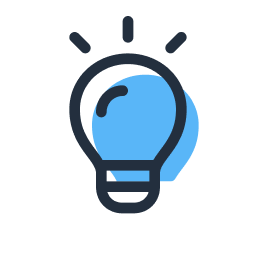 Icon: Lightbulb tip