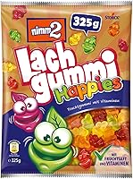 nimm2 Lachgummi Happies – 1 x 325g – Fruchtgummi mit Fruchtsaft und Vitaminen