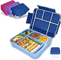 IJIAMY Brotdose Kinder mit Fächern, Bento Box Kinder, Auslaufsicher Lunchbox Kinder, Brotbox für Mädchen & Jungen,...