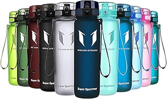 Super Sparrow Trinkflasche - Tritan Wasserflasche - 350ml, 500ml, 750ml, 1000ml - BPA-frei - Ideale Sportflasche -...