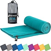 Fit-Flip Mikrofaser Handtuch - kompakte Microfaser Handtücher - ideal als Sporthandtuch, Reisehandtuch, Strandtuch -...