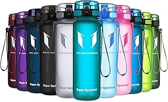 Super Sparrow Trinkflasche - Tritan Wasserflasche - 350ml, 500ml, 750ml, 1000ml - BPA-frei - Ideale Sportflasche -...