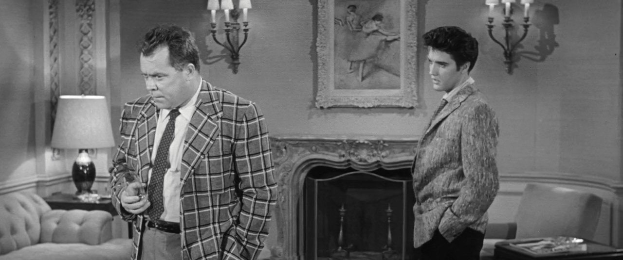 Elvis Presley and Mickey Shaughnessy in Jailhouse Rock (1957)