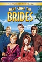 Joan Blondell, Robert Brown, Bridget Hanley, Bobby Sherman, and David Soul in Here Come the Brides (1968)