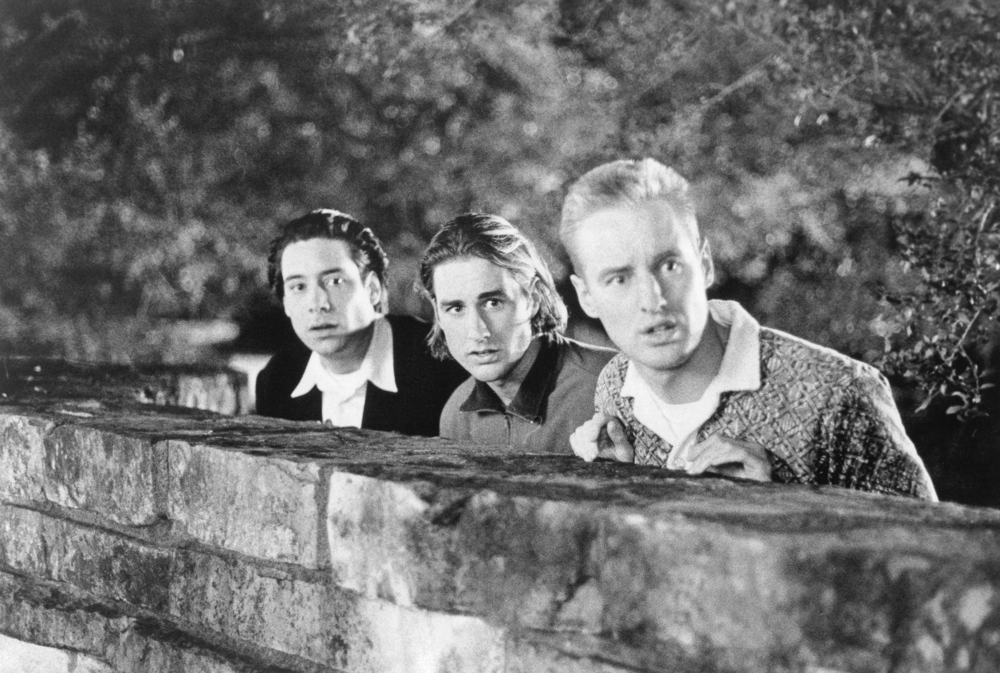 Luke Wilson, Owen Wilson, and Robert Musgrave in Bottle Rocket (1996)