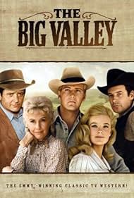 Lee Majors, Barbara Stanwyck, Linda Evans, Peter Breck, and Richard Long in The Big Valley (1965)