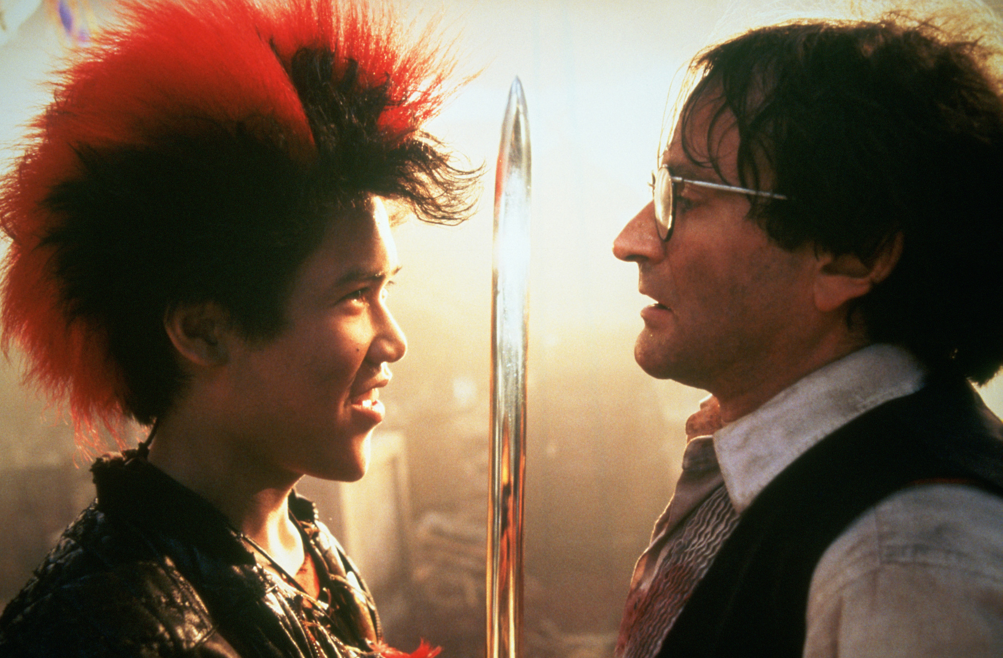 Robin Williams and Dante Basco in Hook (1991)