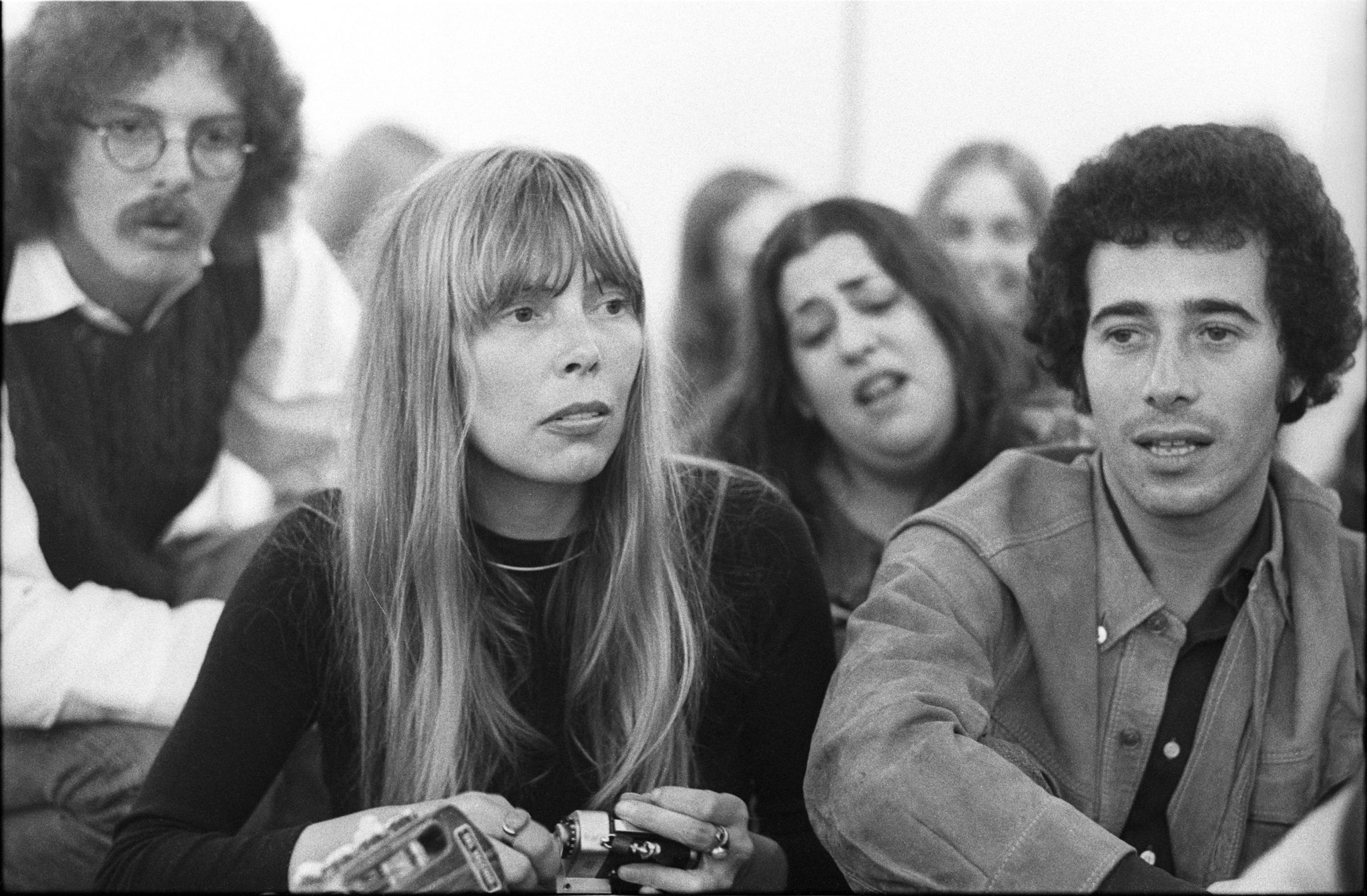 Cass Elliot, David Geffen, and Joni Mitchell in American Masters (1985)