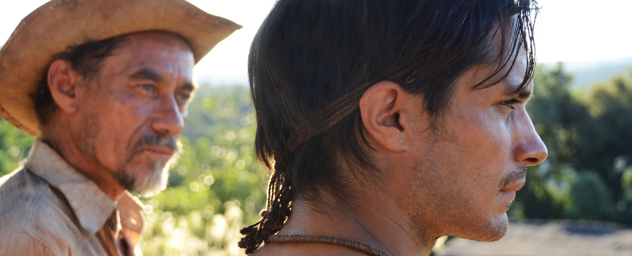 Chico Díaz and Gael García Bernal in Ardor (2014)