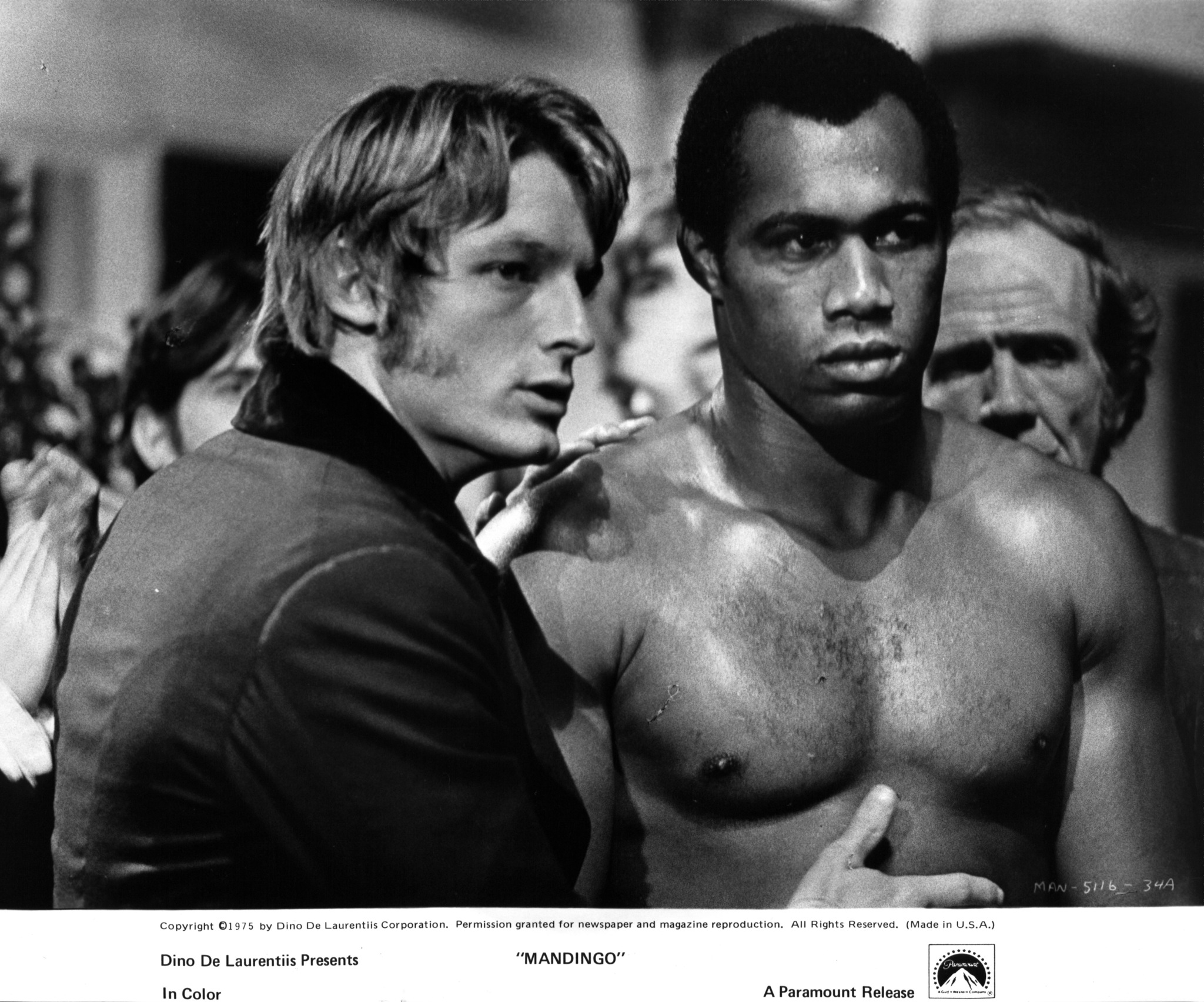 Perry King and Ken Norton at an event for Mandingo (1975)