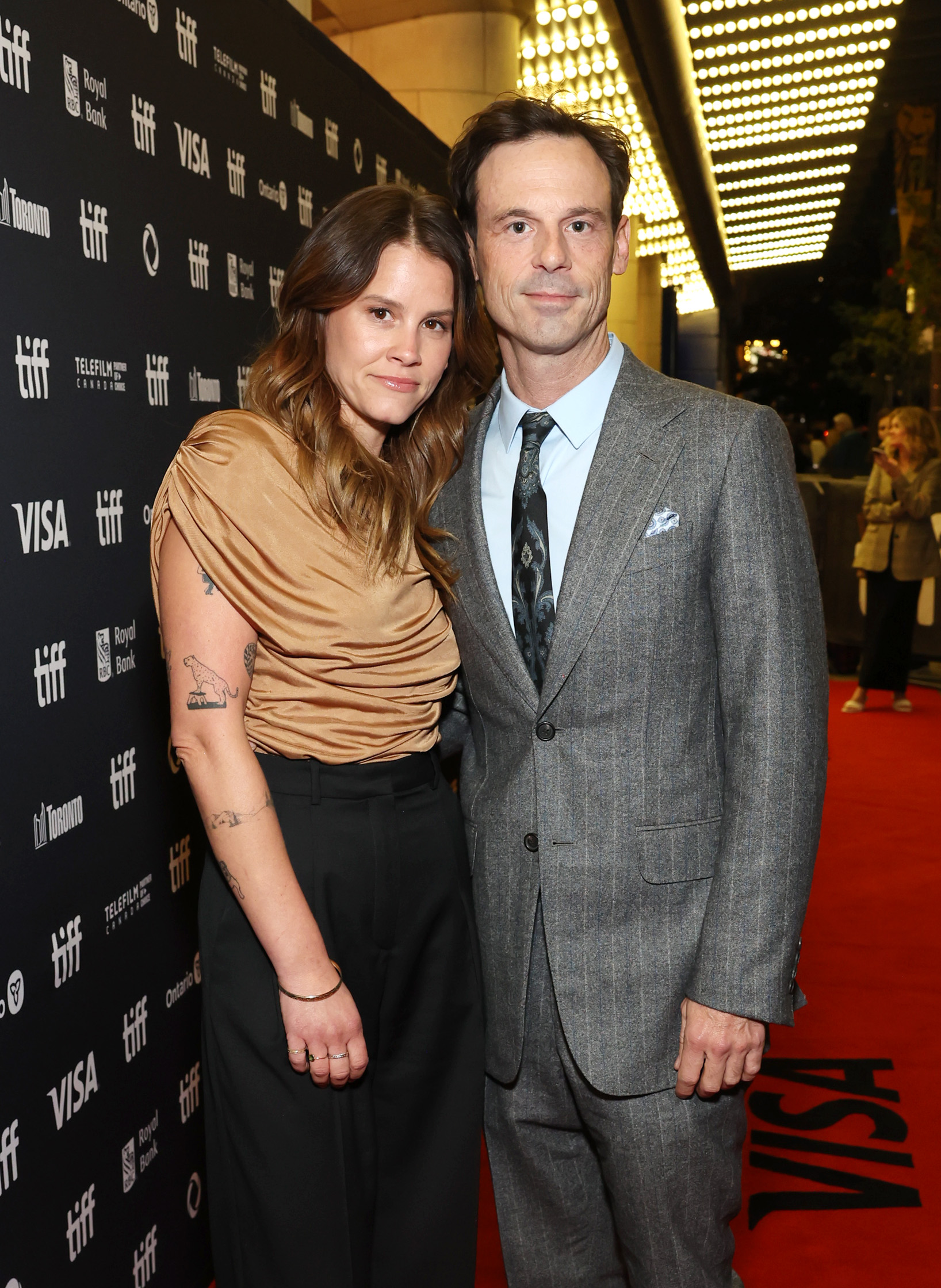 Scoot McNairy and Sosie Bacon at an event for Nightbitch (2024)