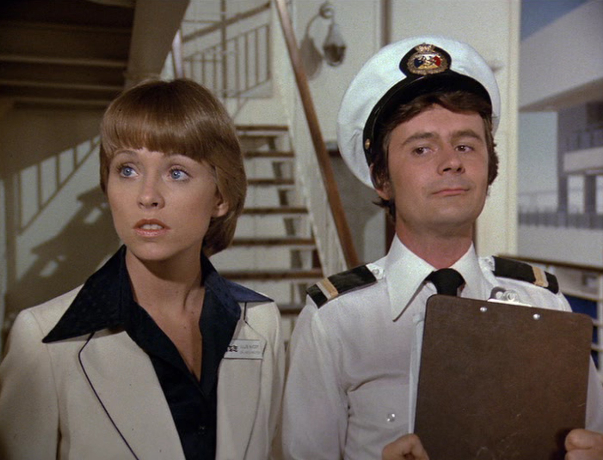 Fred Grandy and Lauren Tewes in The Love Boat (1977)