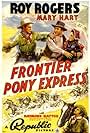 Roy Rogers, Raymond Hatton, Bud Osborne, and Lynne Roberts in Frontier Pony Express (1939)