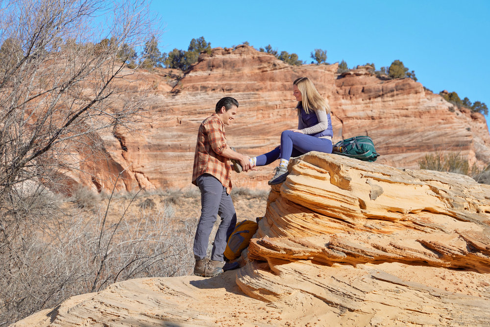 Cindy Busby and David Gridley in Love in Zion National: A National Park Romance (2023)