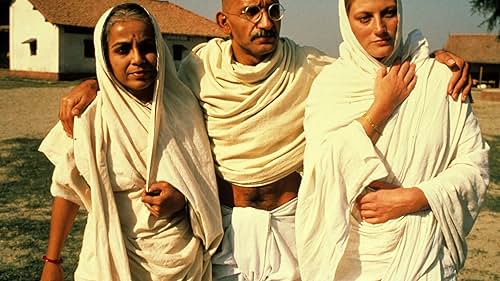 Ben Kingsley, Rohini Hattangadi, and Geraldine James in Gandhi (1982)