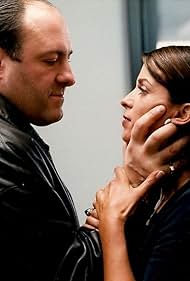 James Gandolfini and Annabella Sciorra in The Sopranos (1999)