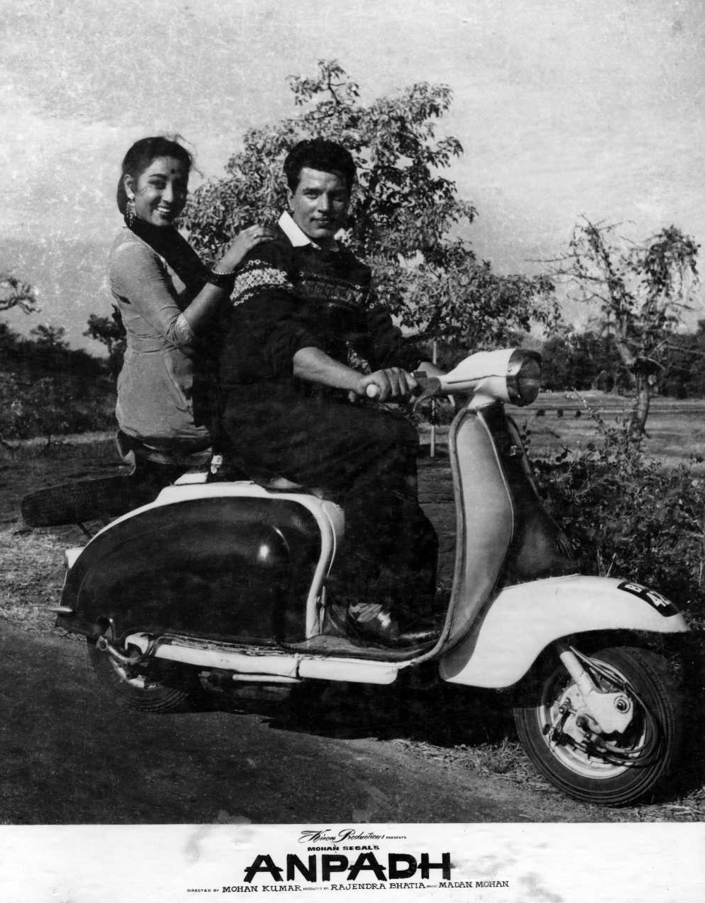 Dharmendra and Mala Sinha in Anpadh (1962)