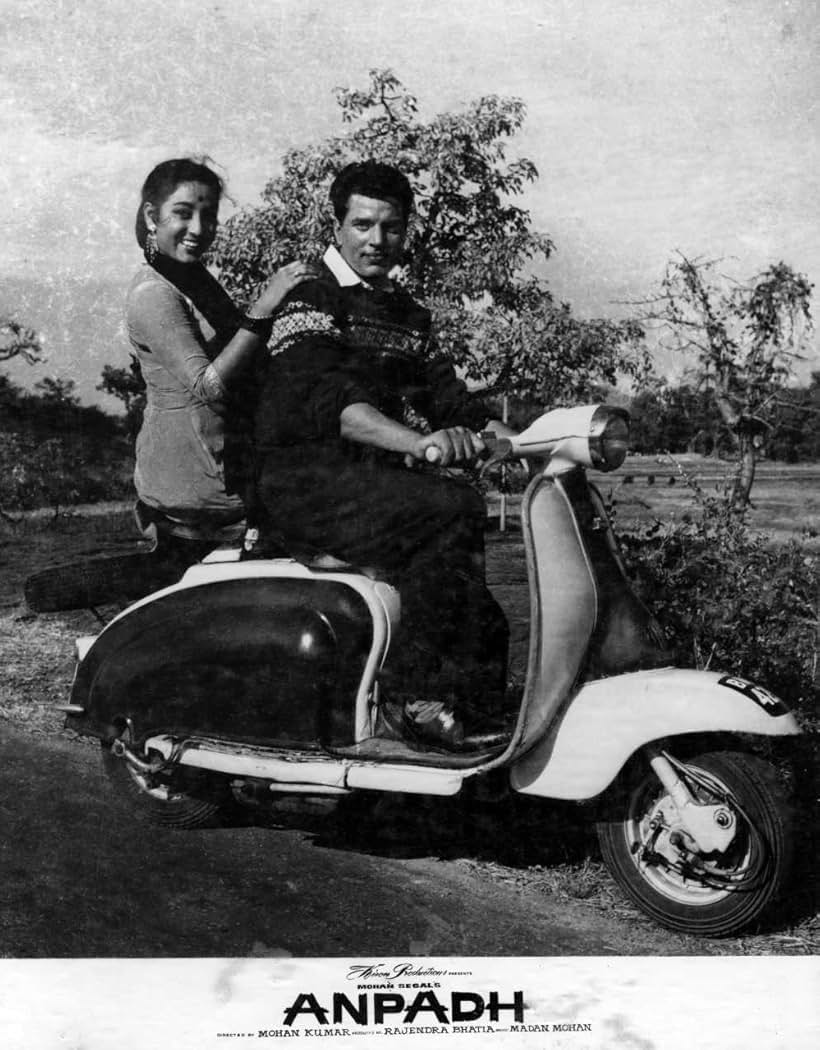 Dharmendra and Mala Sinha in Anpadh (1962)