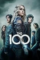 Christopher Larkin, Devon Bostick, Eliza Taylor, Bob Morley, Marie Avgeropoulos, and Thomas McDonell in The 100 (2014)