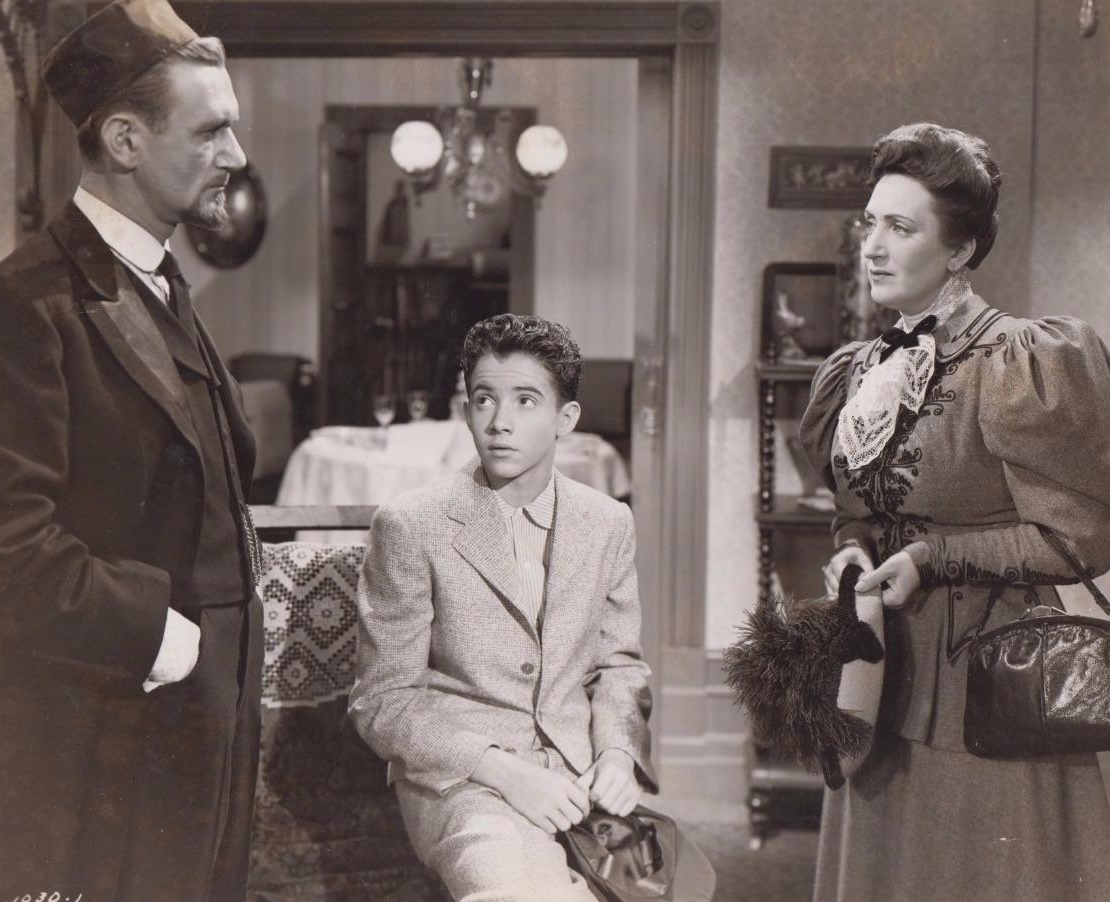 Scotty Beckett, Ludwig Donath, and Tamara Shayne in The Jolson Story (1946)