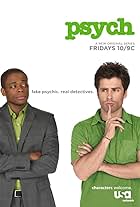 Dulé Hill and James Roday Rodriguez in Psych (2006)