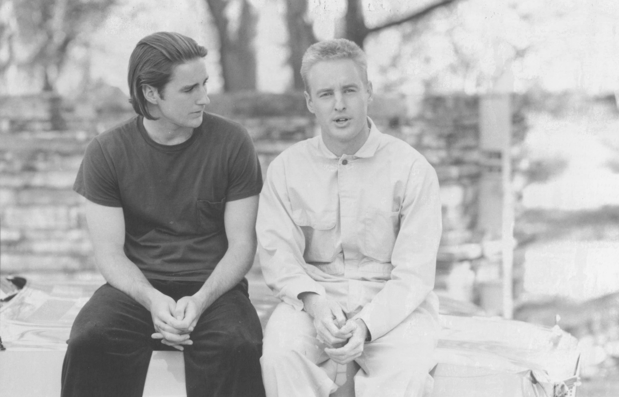 Luke Wilson and Owen Wilson in Bottle Rocket (1996)