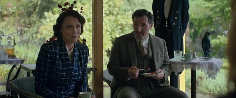 Keeley Hawes and John Hollingworth in Rebecca (2020)