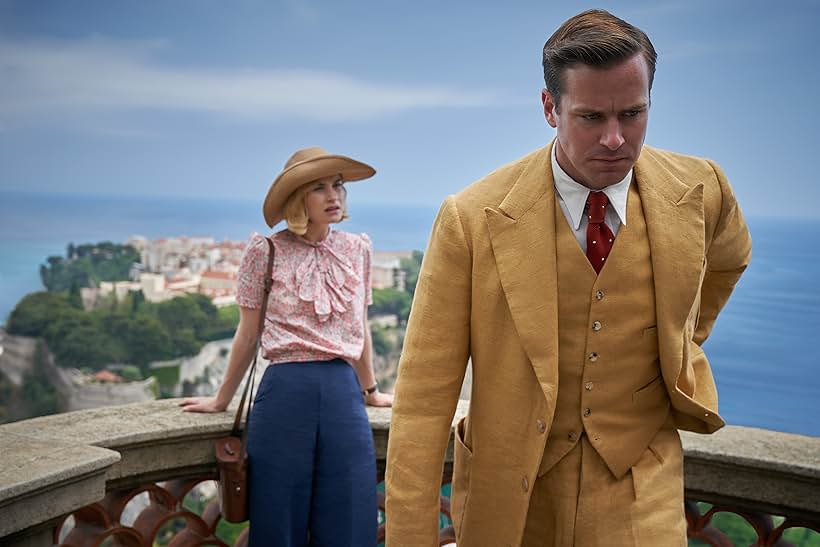 Armie Hammer and Lily James in Rebecca (2020)