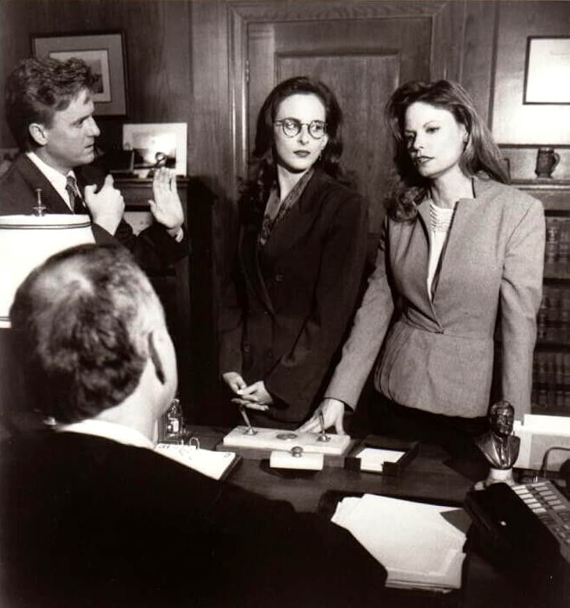 Kay Lenz, Abraham Alvarez, Marlee Matlin, and Bill Pugin in Reasonable Doubts (1991)