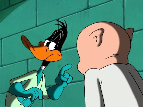 Joe Alaskey and Bob Bergen in Duck Dodgers (2003)