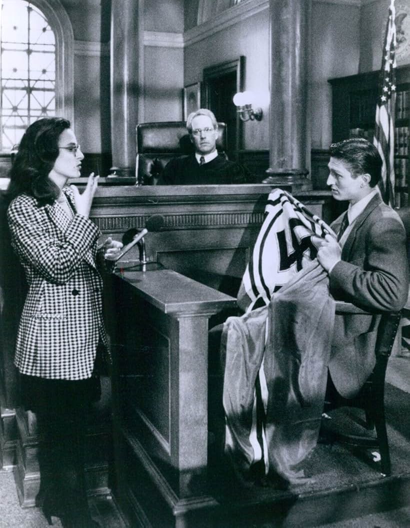 Thomas Wilson Brown, Charles Frank, and Marlee Matlin in Reasonable Doubts (1991)