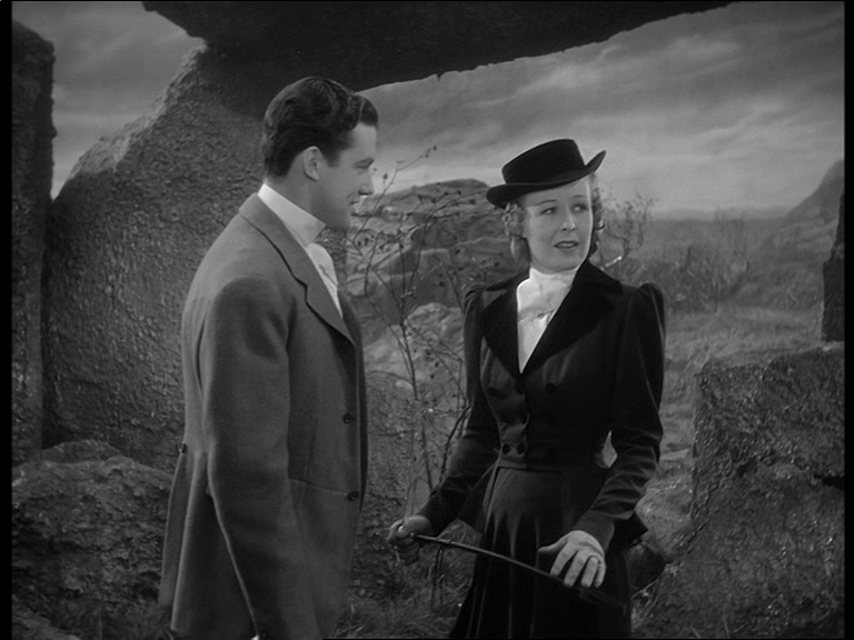 Wendy Barrie and Richard Greene in The Hound of the Baskervilles (1939)