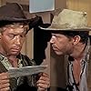 Christopher Cary and Warren Oates in The Big Valley (1965)