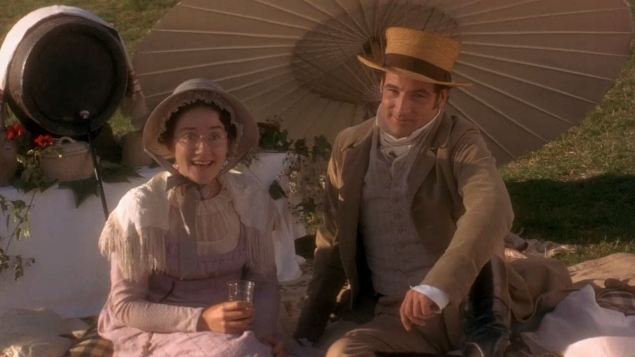 Jeremy Northam and Sophie Thompson in Emma (1996)