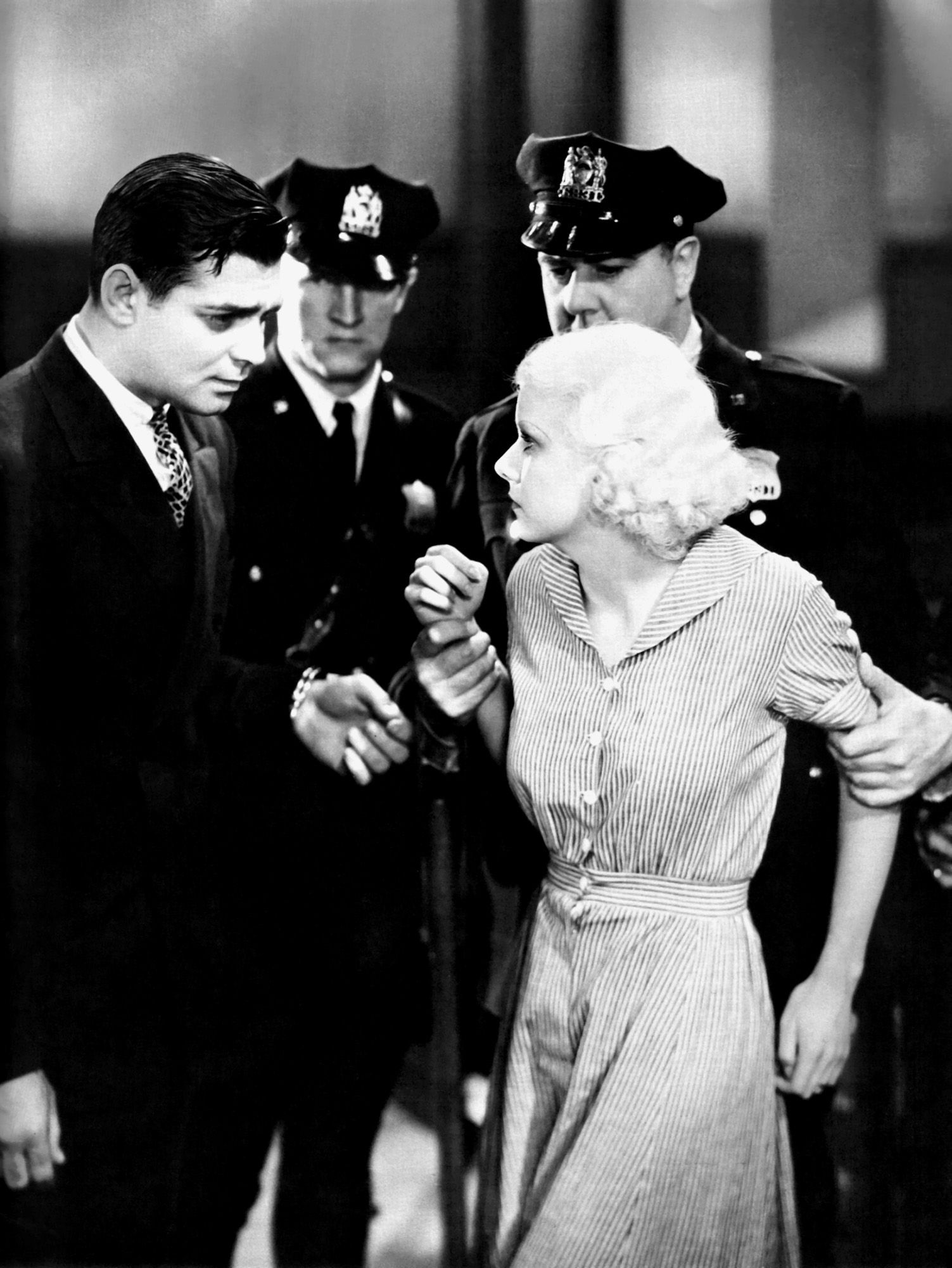 Clark Gable and Jean Harlow in Hold Your Man (1933)