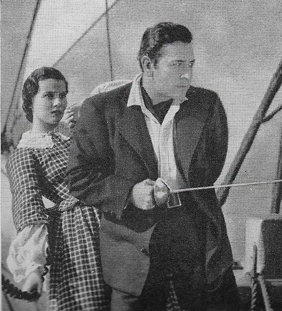 Olympe Bradna and George Raft in Souls at Sea (1937)