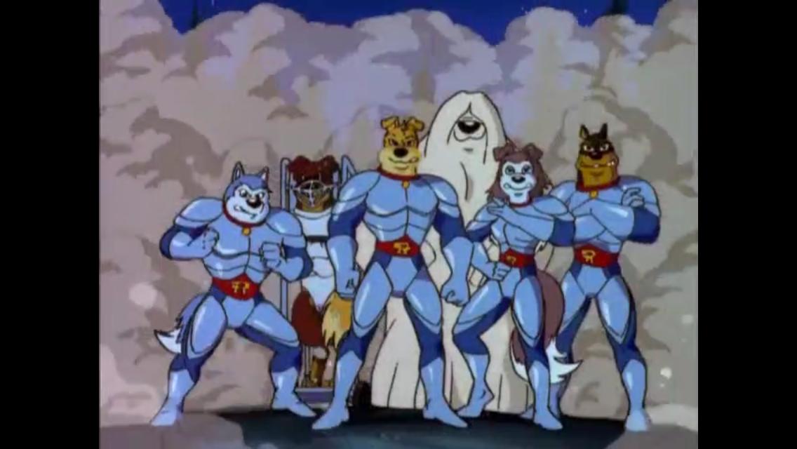 Jeff Bennett, Jess Harnell, Tress MacNeille, Kevin Michael Richardson, and Frank Welker in Road Rovers (1996)