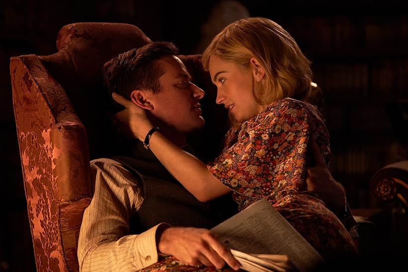 Armie Hammer and Lily James in Rebecca (2020)